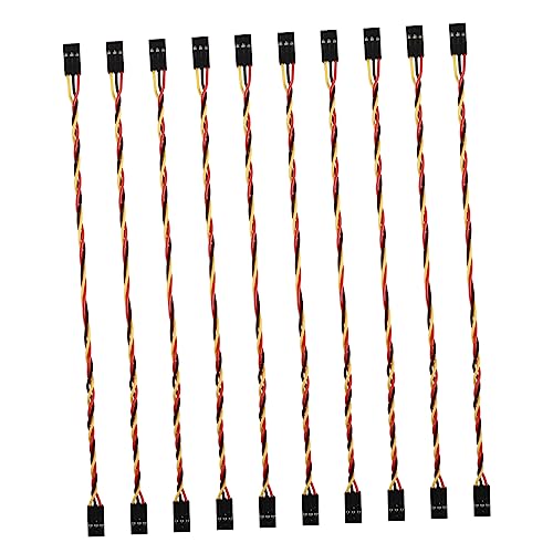 Mikikit Wire Jumper 20cm 10pcs 2.54mm Jumper Wire Kit Female to Female for DIY Projects