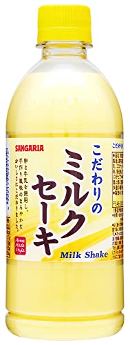 サンガリア こだわりのミルクセーキ 500ml×24本 サンガリア こだわりのミルクセーキ 500ml×24本