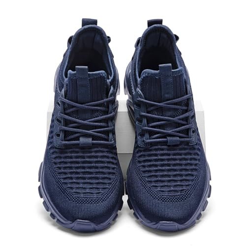 Image of Men's Slip on Walking Shoes Tennis Running Sneakers Lightweight Breathable Casual Soft Sole Comfort Work Gym Trainers