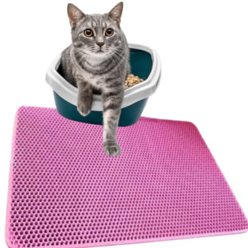 Tapete HIGIENICO COLETOR de areia para gatos com dupla camada LIMPA BANDEJA Caixa impermeável para a