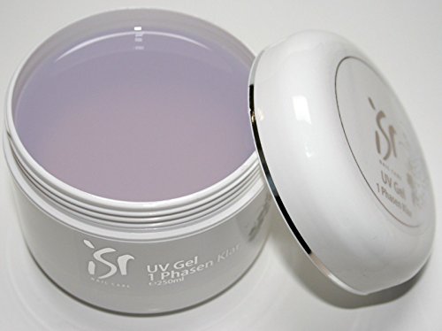 ISR UV Gel 1 Phasen Klar Mittelviskos Selbstglättend Honigeffekt 3in1 Einphasengel Nagelgel 3 Phasen Grundierung Aufbau…