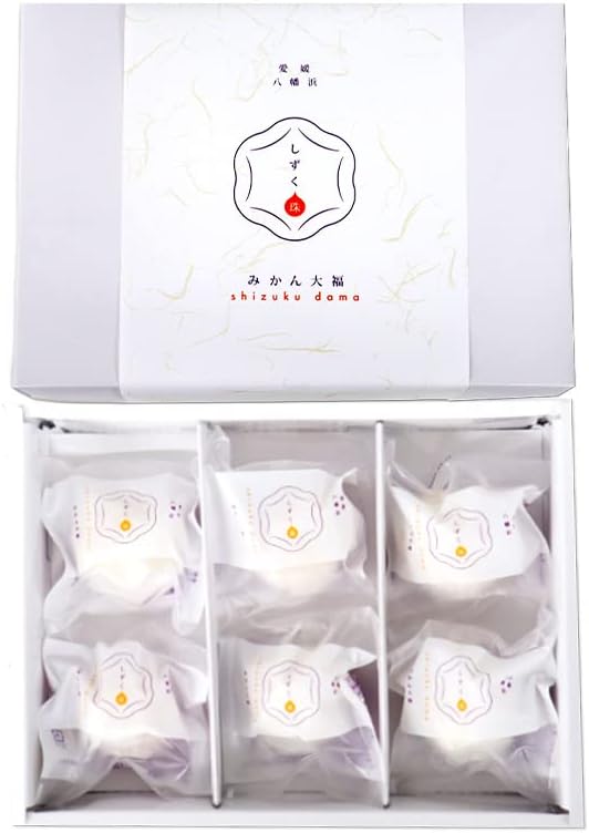 みかん大福 「しずく珠（ギフトセット）」 ( みかん大福 ×6個 ) NENP001 フルーツ大福 和菓子 スイーツ お取り寄せ お