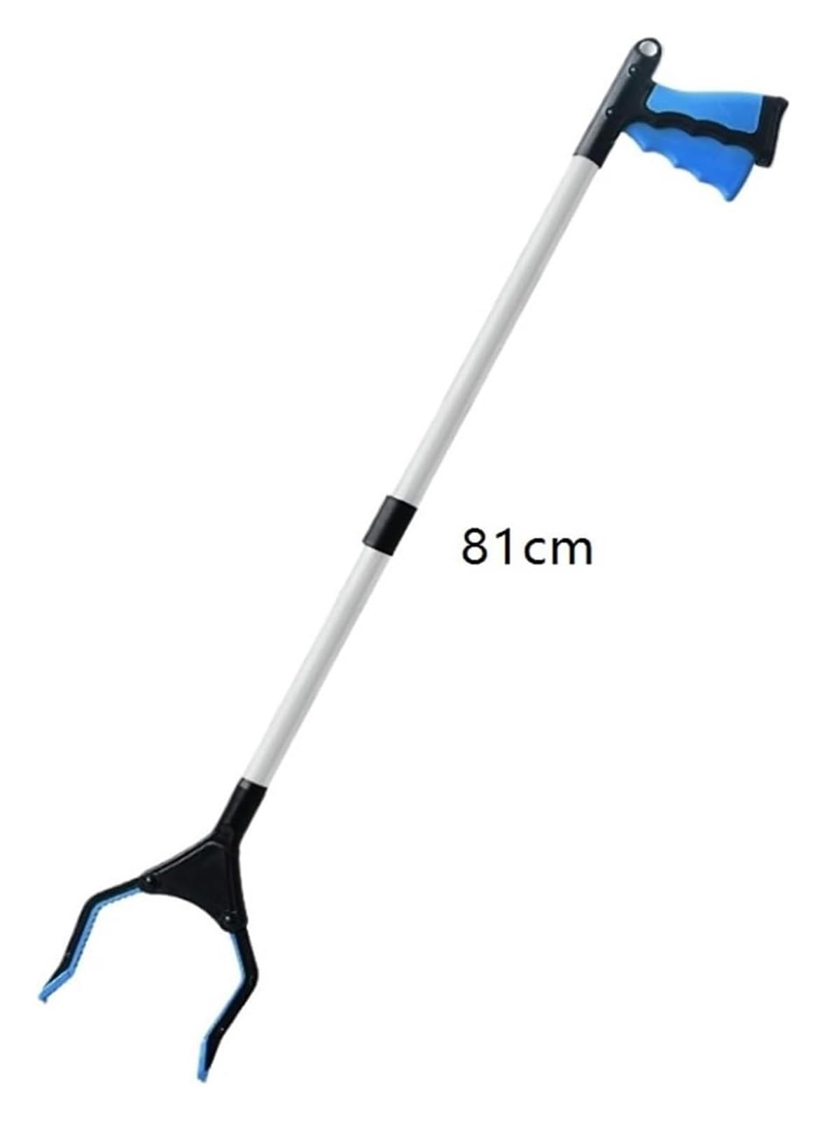 Pinza Recoge Objetos, Herramienta de Agarre, Palo de Recogida portátil de Acero con Agarre Fuerte for estantes de Tiendas(Light Red)