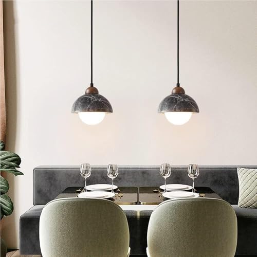 Lustre en marbre gris pour remplacer un plafonnier trop agressif - 7