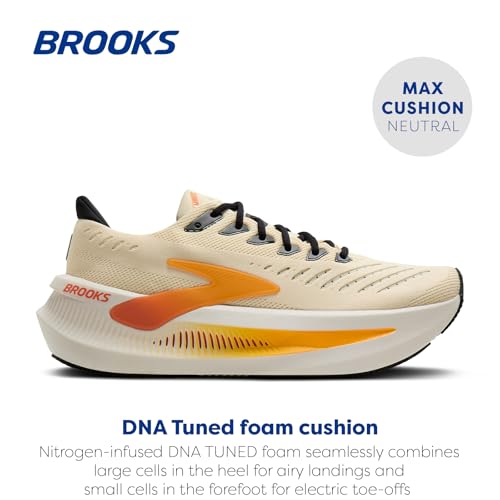 Brooks Men’s Glycerin Max 2 Neutral Running & Walking Shoe - Rutabaga/Orange/ShockingOrange - 8.5 Medium - image 2