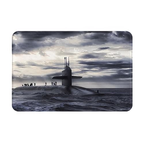 QQLADY Zerbino gigante per interni ed esterni, tappetino antiscivolo per ingresso, 40,6 x 61 cm, tappetino per portico anteriore, tappeto per lavanderia, bagno, camera da letto