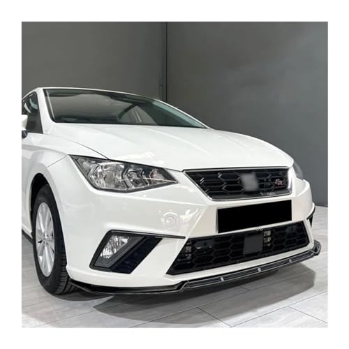 Spoiler avant pour Seat Ibiza MK5 noir brillant et look carbone