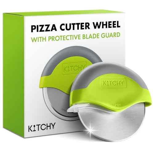 Kitchy Pizza Cutter Wheel, Sharp Blade, Easy to Clean, Non-S...