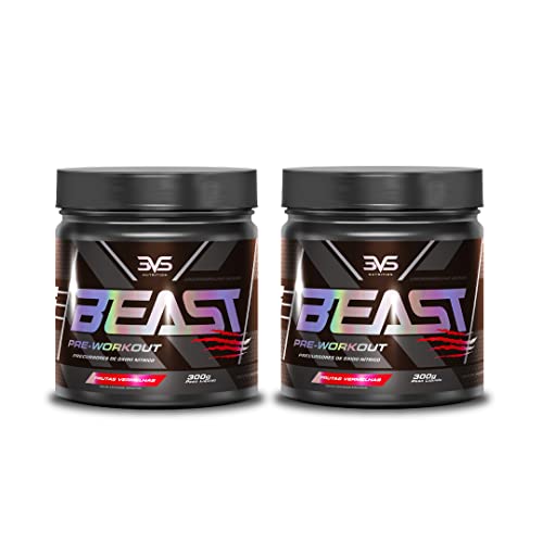 Combo 2x Pre Treino Beast 3VS Nutrition (Frutas Vermelhas)