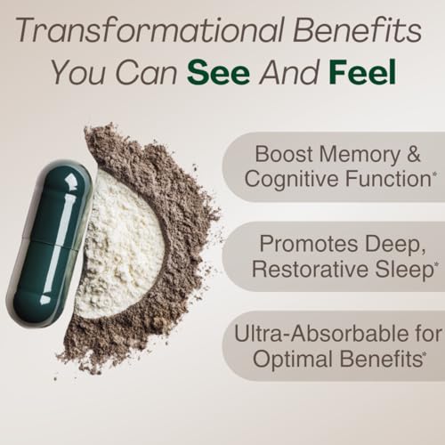 MAGPLUS+ Magnesium L-Threonate w Apigenin & L Theanine, 1500mg 7-Ingredient Sleep Blend - Brain & Memory Support - Liposomal Magnesium Threonate Supplement - Capsules Supports Health, Rest & Mood - Image 5