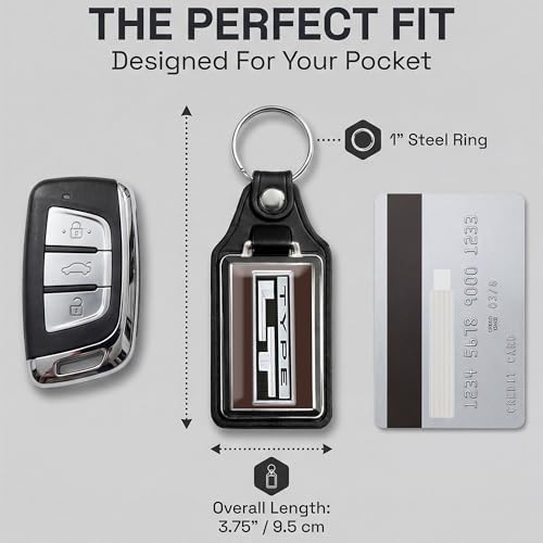 Image of Brotherhood Car Key Chain for Camaro - Classic Models Keychain for Men and Women Gift Key Ring - Dark Brown - Type LT