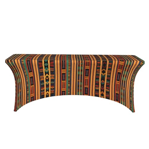 Nappe extensible sans pli pour table 1,8 m housse imprimé africain