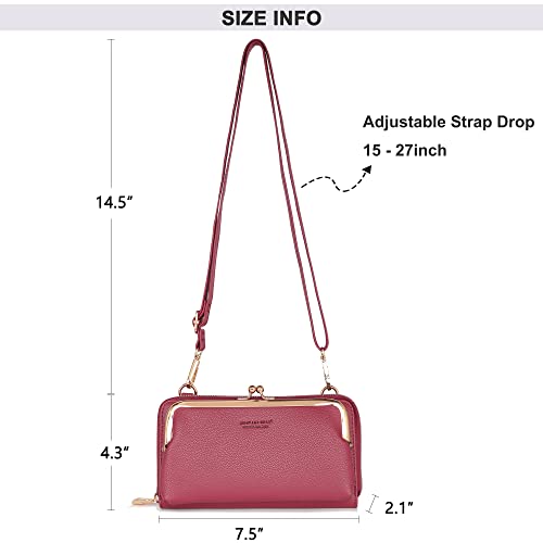 Image of Montana West Crossbody Cell Phone Purse for Women RFID Blocking Cellphone Wallet