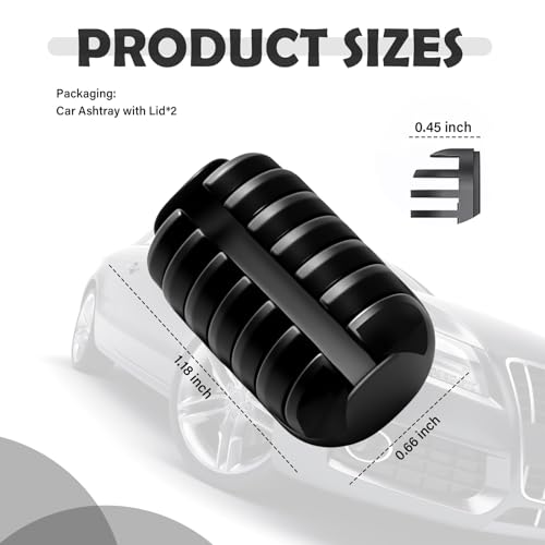 Insertos de silicona antideslizantes para portavasos de auto 6 piezas miniatura 2