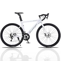 Amazon | メンズ ロードバイク 16段変速 クロスバイク ドロップ