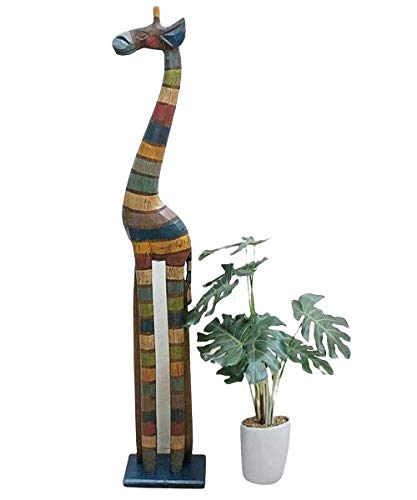 Amazon.co.jp: アジアンファクトリー キリンのオブジェ RB 100cm