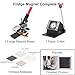 Enchantia DIY Fridge Photo Magnet Maker with 1000 Sets - Pin Maker Machine for Refrigerators and Anywhere with Iron