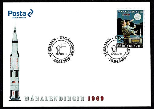 2019 Isole Faroer anniversario primo uomo sulla