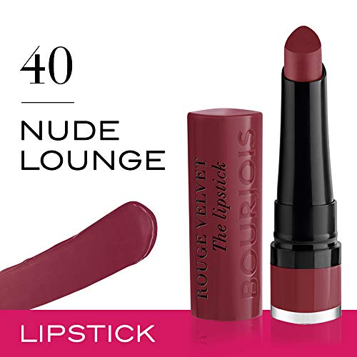 Bourjois - The Lipstick Velvet Red Lipstick - Matte and Velvety Finish - Long Lasting - 40 Nude Lounge - 2.2 g - Image 3