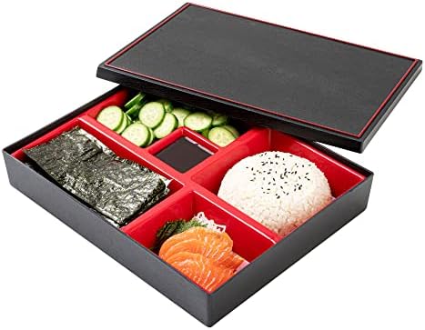 Restaurantware - Recipiente de almoço com compartimento de 12,2 x...