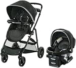 Graco Modes Element Système de voyage, Poussette pour bébé 3-en-1 et combo siège d'auto avec siège d'auto pour nourrisson SnugRide SnugLock 35 Lite, dos à la route de 1,8-16 kg (4-35 lb), Miles