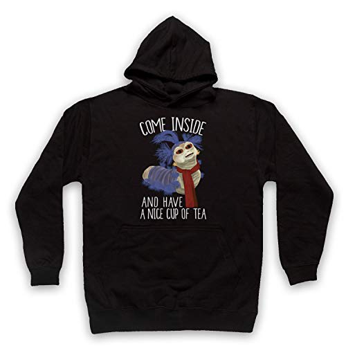 Sweat a capuche Laby The Worm contre le froid pour adulte fan de fantasy