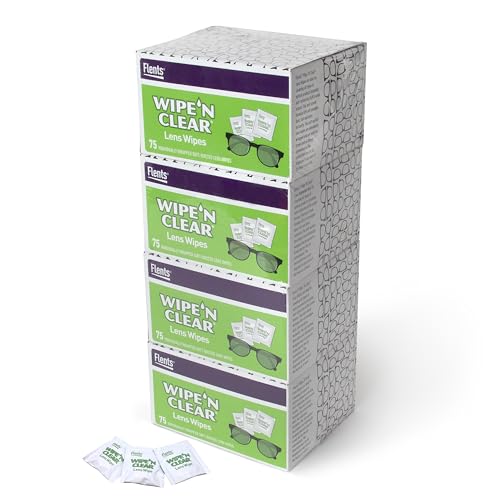 Flents Wipe 'N Clear Lens Cleaning Wipes,...