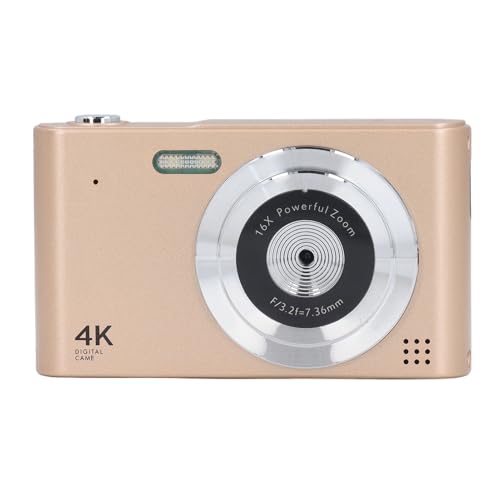Cámara digital 4K con zoom 16X y pantalla 2.4 pulg miniatura 1