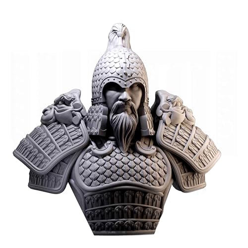 Buste de samouraï maquette résine 1/10 à peindre pour décorer votre bureau ou atelier créatif