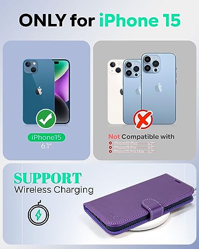 OCASE for iPhone 15 Wallet Case - Image 2