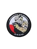 GROM Polish Special Forces Military Tactical Hook Loop Patch - Anime Girl Waifu