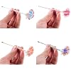 Fishtanks Decorations for Betta Fish Tail Training Wand Realistic Resin Betta Stick for Fish Active Aquariums Ornament