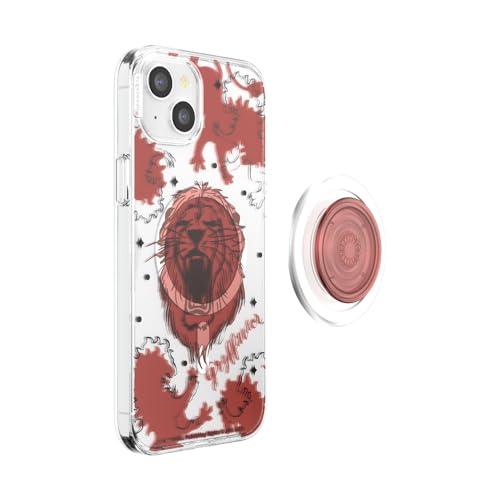 Image of PopSockets iPhone 15 Plus Case with Round Phone Grip Compatible with MagSafe, Phone Case for iPhone 15 Plus, Wireless Charging Compatible, Harry Potter - Gryffindor