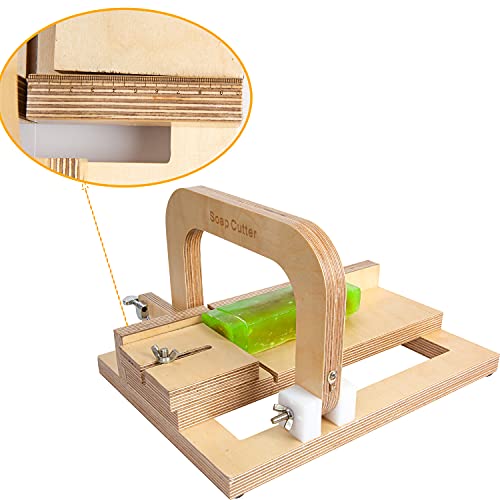 Evinis ZH-MZ-STYLES Wooden Soap Cutter Adjustable Wire Slicer Cutting Tool thumb #3