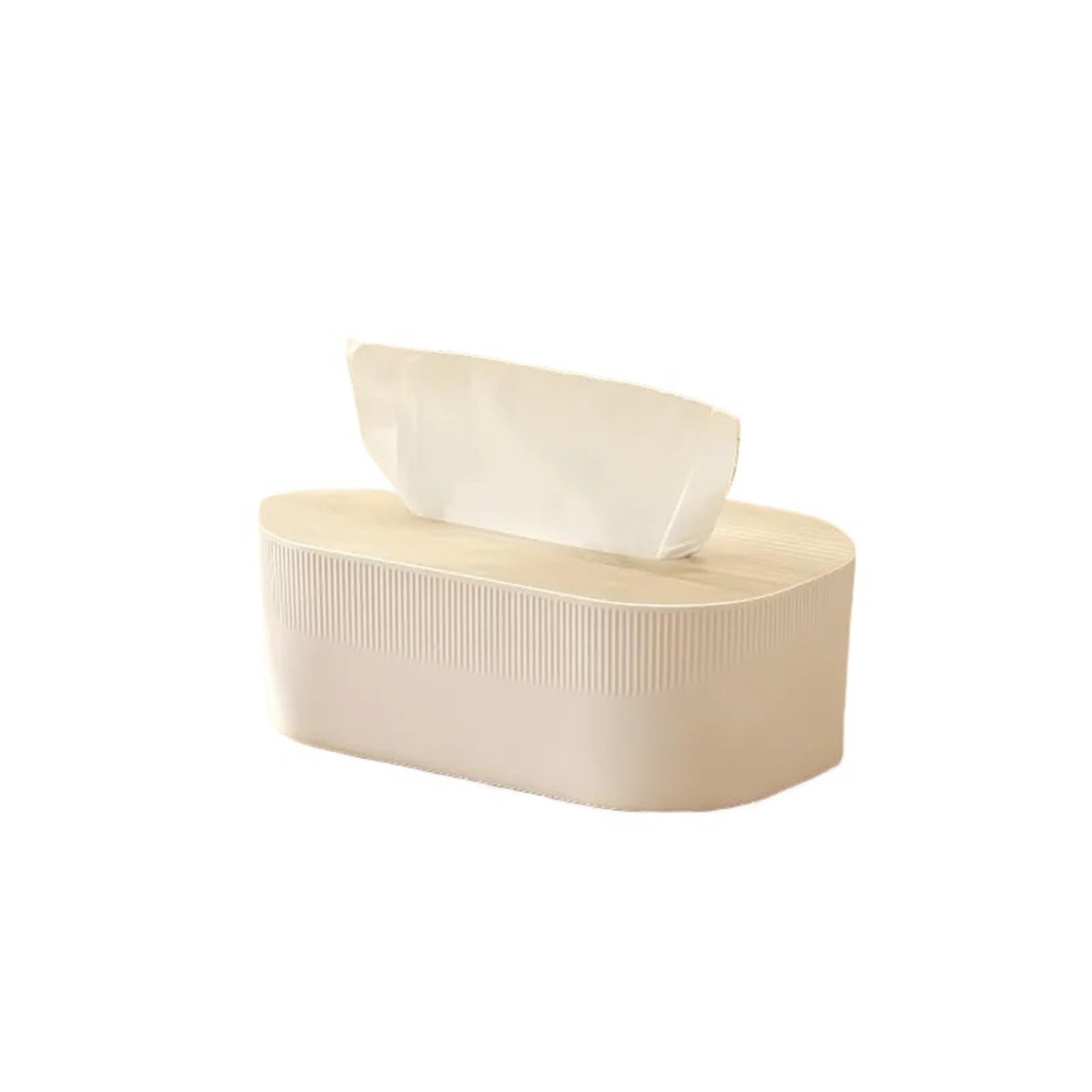 Ropicean 2pcs Elegant Arched Tissue Box with Lid - Stylish Large Capacity Towel Dispenser for Home and Dorm Use