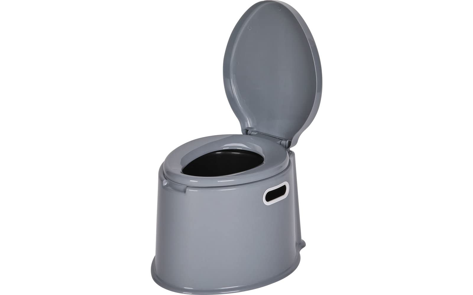 Toilette Da Campeggio 22L In Plastica Riciclata - Portata 120kg, Antracite - Ideale Per Roulotte E Giardino - Foto 4