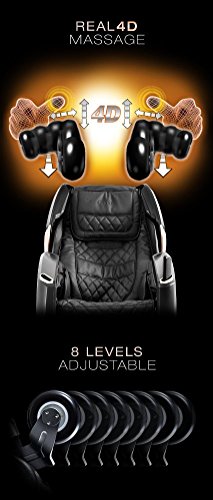 Osaki Os-Pro Maestro 4D Zero Gravity Massage Chair With Heated Rollers, L-Track Design, Touch Screen Remote (Ivory) #TOP3