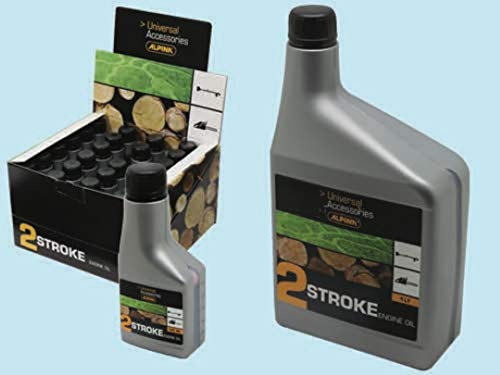 Alpina - Additivato con elevatore di ottani e stabilizzante, Lubrificante speciale per motoseghe, decespugliatori e tutti i motori 2 tempi, 100 ml
