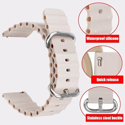 Image of FOLX FAB64 20MM | 22MM Watch Straps /Bands In Various Designs, Colors & Material With 2 Lugs /Pins [ Please Check Watch Models Compatibility For 20mm Or 22mm In Discription ]