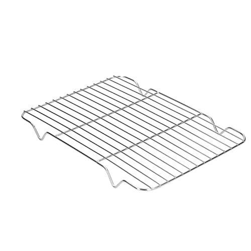 Plat de cuisson en acier inoxydable avec grille pour éviter les aliments gras et collés