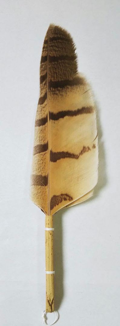 茶道具 羽箒 梟 ふくろう 右羽 風炉用 ① 茶道具 羽箒 風炉用 茶道具