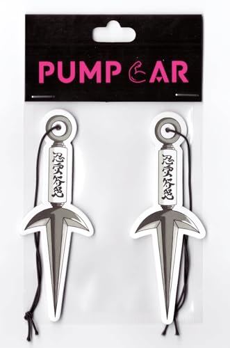 Image of PumpCar 2 pieces Ninja Kunai double-sided hanging Japanese anime cherry-scented One Piece car air freshener Cool for rearview mirror Car Interior Accessories Household Gifts