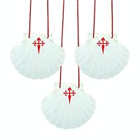 Finoly Jakobsweg Jakobsmuschel | Jakobsmuschel Pilgermuschel | Jakobsweg Ausrüstung | Pilgern Ausrüstung | Jakobsweg Geschenk | Pilgermuschel für Jakobsweg | Camino de Santiago | Pilgerpass (3)