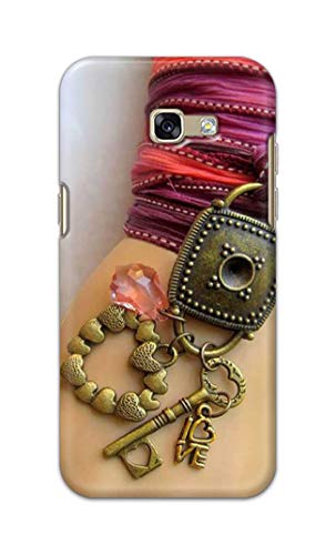 Image of Girl Hand with Keychain Hard Back Case Cover for Samsung Galaxy A5 (2017), A520F, A520F / DS, A520K / L /S Back Cover -(J5) VNS2228