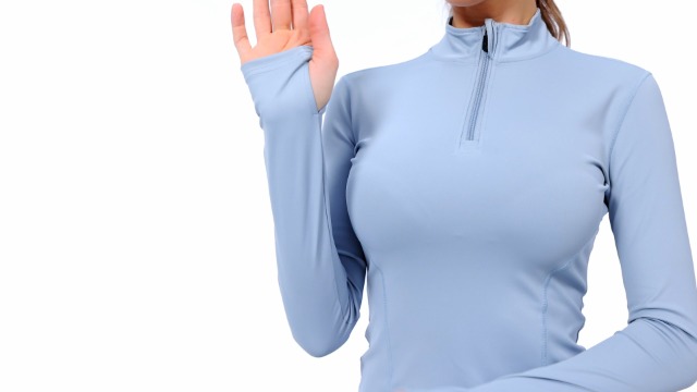 ZHENWEI Damen Sonnenshirt Langärmlig – UPF 50+, Lockerer Schnitt, Daumenlöcher, Für Outdoor & Sport