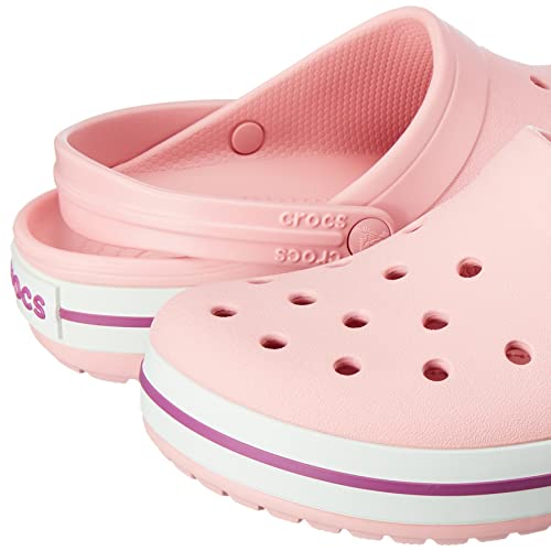 Image of Crocs Crocband Pearl Pink /Wild Orchid Clog-(11016-6MB)-4 UK Men / 5 UK Women (M5W7)
