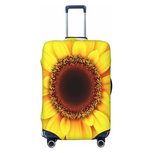 Blooming Sunflower Flower Luggage Cover for Suitcase, Suitcase Cover Protector Fit 18-21 Inch Luggage Travel Accessories, S