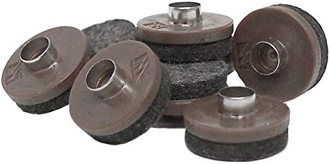 EZnetizen Heavy Duty Felt Pads for Wood Furniture and Hard Floor Surfaces โ Protect Your Hard Floor Surfaces from Scratches, 1โ Round Furniture Protectors, Walnut Brown (48 Pieces)