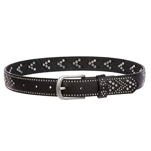 Ceinture strass fille 28 mm ajustable à boucle ardillon