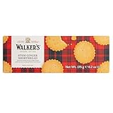Walkers Stem Ginger Shortbread - 175 gr - Biscuits au beurre et Gingembre